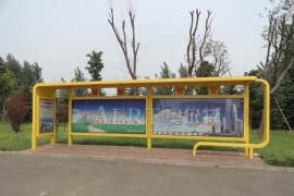 候車亭燈箱滾動（dòng）畫麵能裝幾幅畫麵