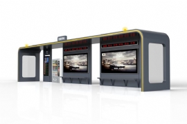 不鏽鋼候車（chē）亭近年來越來越多的使用