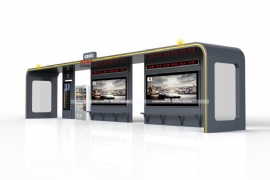 智能公交候（hòu）車亭實現更多的（de）實用功能：