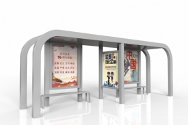 智能公交候車亭的站牌可以電子化顯示公交車（chē）信息