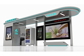 智能公交（jiāo）候車亭不再局限於單一的候車（chē）功能