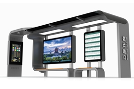 浙江嘉興海鹽智能（néng）公交候車亭發貨案例