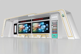 四川廣安智慧公交候車亭發貨案例（lì）