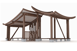 浙江台州廊架發貨案例