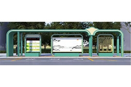 ​安徽蕪湖4年老客（kè）戶定（dìng）製智能（néng）候車亭發貨案例（lì）