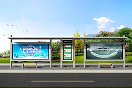 陝西延安智慧公交站台發貨案例（lì）