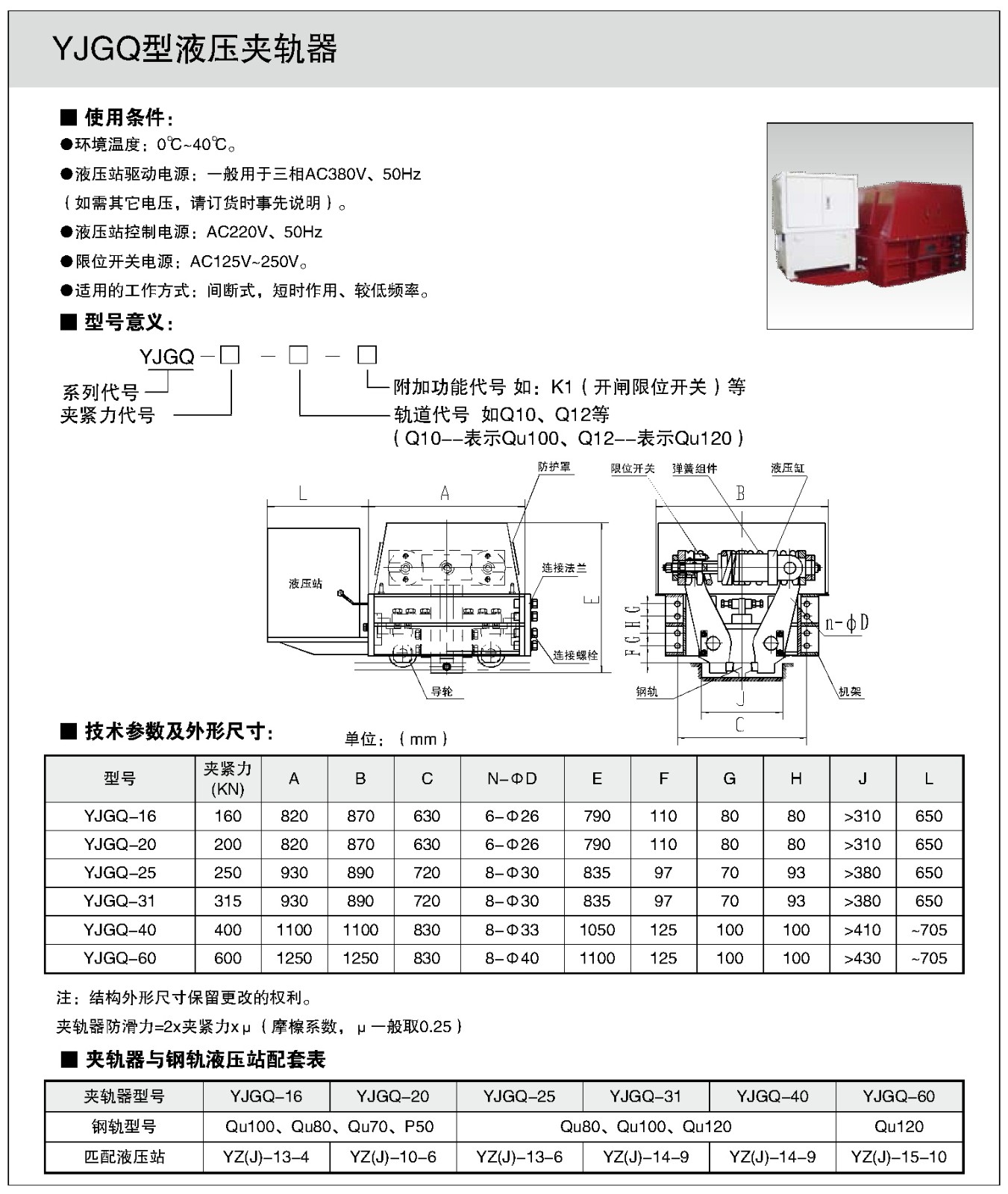 YJGQ型（xíng）液壓夾（jiá）軌器2